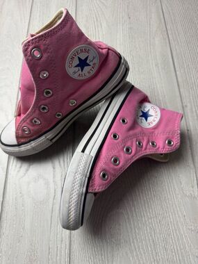 Pink high top converse size 13, All Star, Chuck Taylor